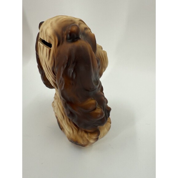 Norleans Cocker Spaniel Bank Puppy Ceramic Dog Bank Figurine Vintage Collectible - Picture 4 of 16